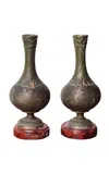 Galerie Was Pair Of Vases By Auguste Moreau In Multi