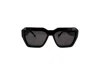 Galfer Eyewear Women's Black / Brown Augusta Emerita Sunglasses Minimalistic Square Frame