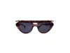 Galfer Eyewear Women's Black / Brown Medusa Sunglasses Elegant Cat Eye Frame