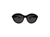 Galfer Eyewear Women's Black / Pink / Purple Livia Sunglasses Elegant Minimalistic Oval Frame
