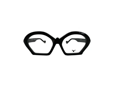 Galfer Eyewear Women's Black / Pink / Purple Saturnalia Eyeglasses Elegant Minimalistic Frame