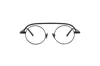 Galfer Eyewear Women's Black / Red Jigueras Eyeglasses Minimalistic Round Designer Frame