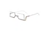 Galfer Eyewear Women's Black / Silver Nacho Eyeglasses Minimalistic Designer Frame