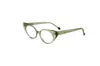 Galfer Eyewear Women's Neutrals / Green Averavé Eyeglasses Elegant Minimalistic Cat Eye Frame
