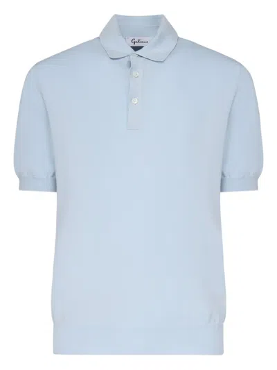 Galiano Cotton Polo Shirt In Blue