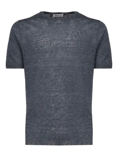 Galiano Cotton T-shirt In Gray