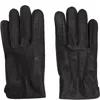 Galilee-by-sea Black Kenickie Leather Gloves In Black