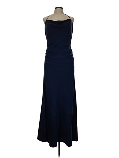 Pre-owned Galina Signature Cocktail Dress In Blue