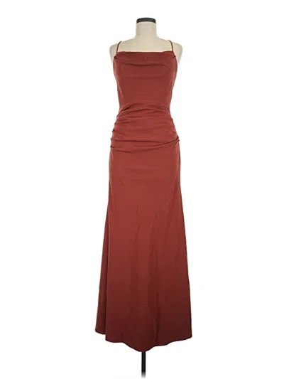 Pre-owned Galina Signature Cocktail Dress In Burgundy