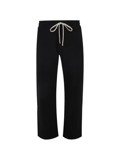 Gaëlle Drawstring Track Pants In Black