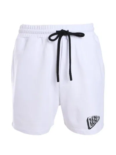 Gaëlle Drawstring Track Shorts In White