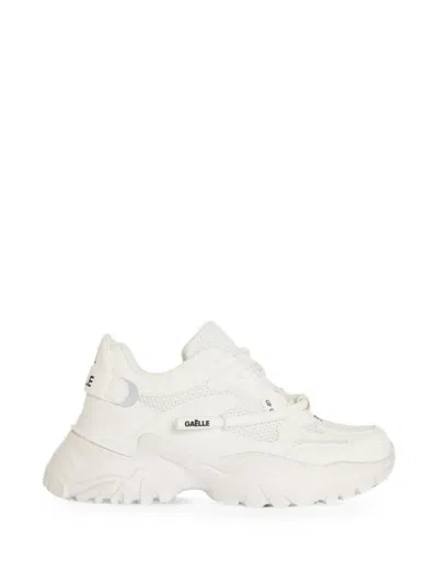 Gaëlle Lace-up Sneakers In White