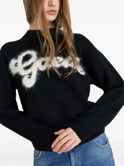 Gaëlle Logo Detail Sweater In Black