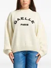 Gaëlle Logo-embroidered Sweater In Neutral