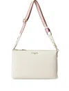 Gaëlle Logo-strap Shoulder Bag In White
