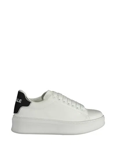 Gaëlle Platform Leather Sneakers In Multi