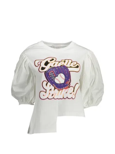 Gaëlle Printed T-shirt In White