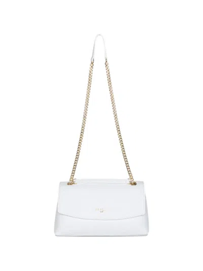 Gaëlle Regular Logo-plaque Chain-strap Shoulder Bag In White