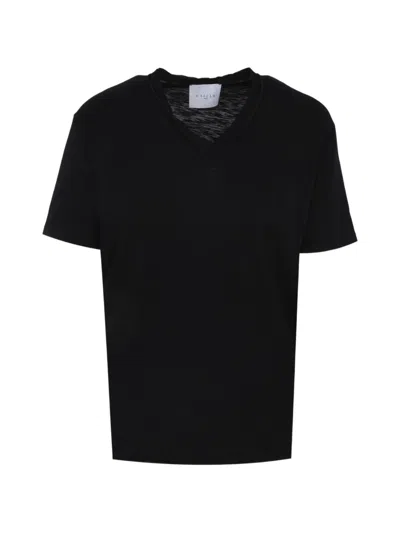 Gaëlle V-neck T-shirt In Black