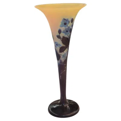 Pre-owned Gaëlle Vase, Sign: Gallé, Style: Jugendstil, Art Nouveau, Liberty, 1900 In Black