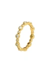 Galleria Armadoro Lola Crossover Ring Woman Ring Gold Size 6.75 925/1000 Silver In Gold