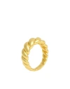 Galleria Armadoro Speira Icon Woman Ring Gold Size 7.75 925/1000 Silver, 750/1000 Gold Plated In Gold