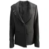 Galleriadele Women's Black Blazer With Piercings In Black