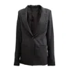 Galleriadele Women's The Black Emma Blazer In Black