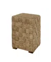 Gallerie Decor Cambridge Square Side Table In Natural Finish