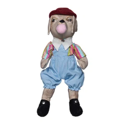 Gallerie Ii Benji Bubbles Spring Gathered Traditions Joe Spencer's Figurine Doll 10" In Multi