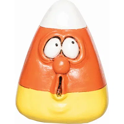 Gallerie Ii Boo Face Candy Corn Halloween Small Figurine In Orange