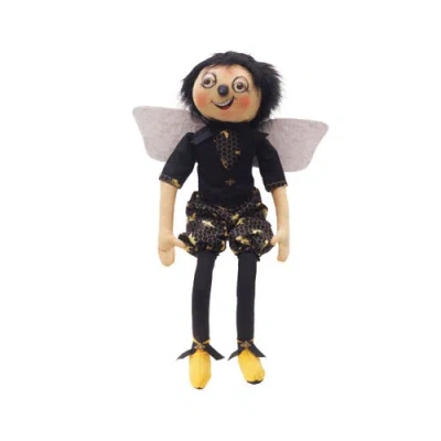 Gallerie Ii Buzzy Bee Gathered Traditions Joe Spencer's Figurine Doll 22" In Black