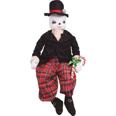 Gallerie Ii Byron Snowman Joe Spencer Gathered Traditions Christmas Art Doll Figure In Multi