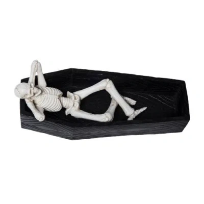 Gallerie Ii Chilling In Coffin Figurine In Black