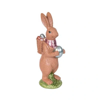 Gallerie Ii Chocolate Medium Easter Rabbit Figurine In Sand