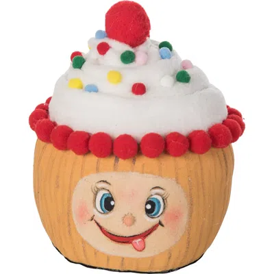 Gallerie Ii Clarissa Cupcake Gathered Traditions Joe Spencer's Figurine Doll 6.5" In Multi