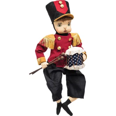 Gallerie Ii Danny Little Drummer Boy Joe Spencer Gathered Traditions Christmas Art Doll Figure In Red