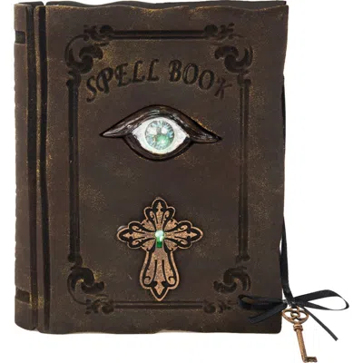 Gallerie Ii Decorative Led Witch's Spell Book Halloween Figurine In Brown