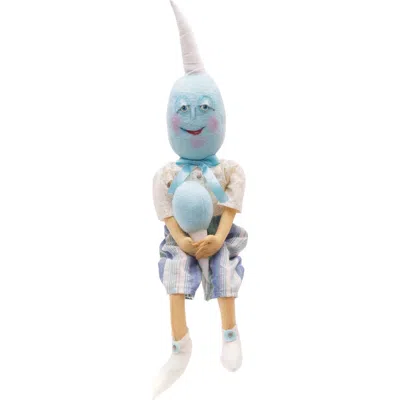 Gallerie Ii Edward Gathered Traditions Joe Spencer's Figurine Doll 26" In Blue