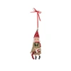 Gallerie Ii "ella" Santa's Helper Christmas Decor Decoration Gathered Traditions Joe Spencer Ornamen In Red