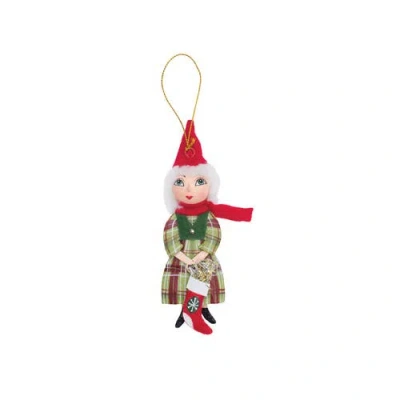 Gallerie Ii Ella Santa's Helper Christmas Decor Decoration Gathered Traditions Joe Spencer Ornament In Multi