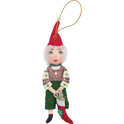 Gallerie Ii Ezra Santa's Helper Christmas Decor Decoration Gathered Traditions Joe Spencer Ornament In Multi
