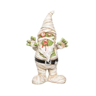 Gallerie Ii Halloween Frankenstein Mummy Gnome Small Figurine In Green