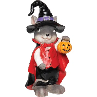 Gallerie Ii Halloween Trick Or Treat Witch Mouse Small Figurine In Brown