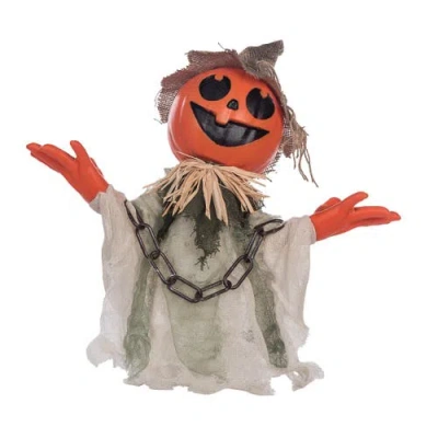 Gallerie Ii Jack-o-lantern Movable Figurine In Green