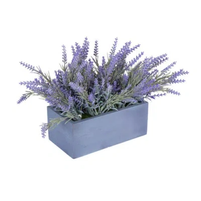 Gallerie Ii Lavender Window Decorative Box Figurine In Purple