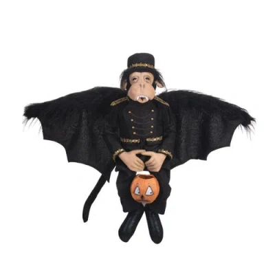 Gallerie Ii Macbeth Monkey Halloween Art Doll Figurine In Black