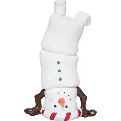 Gallerie Ii Marshmallow Man Handstand Figurine In White