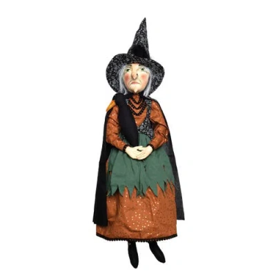 Gallerie Ii Prue Sorceress Witch Joe Spencer Gathered Traditions Soft Art Doll Fall Autumn Halloween In Orange