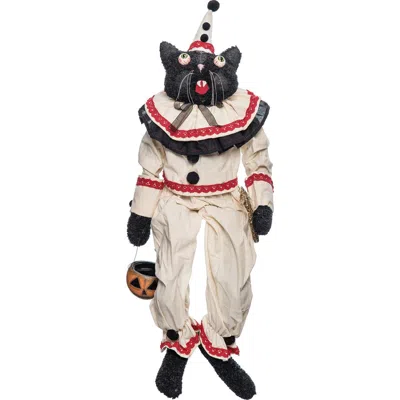 Gallerie Ii Sebastian Black Cat Clown Halloween Joe Spencer Gathered Traditions Figurine In Multi